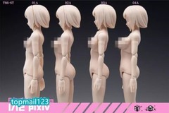 US 86TOYS 1/12 T86-ST Flexible 6″ Female Joint Action Figure Doll Body With Head