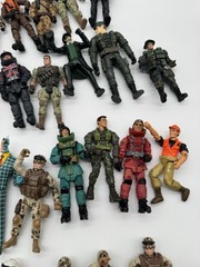Vintage Military Action Figure Lot 58 Mixed Army Soldier Figures Chai Mai