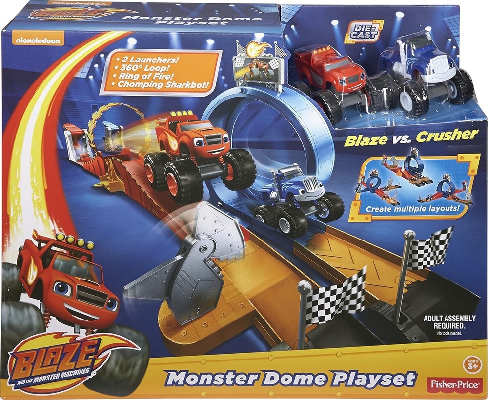 Fisher-Price Nickelodeon Blaze and the Monster Machines Monster Dome Playset