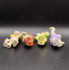 11 X Pound Puppies Miniatures Vintage 1986 Tonka Dog Cat Catcher Set Lot O 23