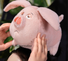25-80cm Nezha Taiyi human flying pig plush toy Plush Toy Pillow Stuffed Pink