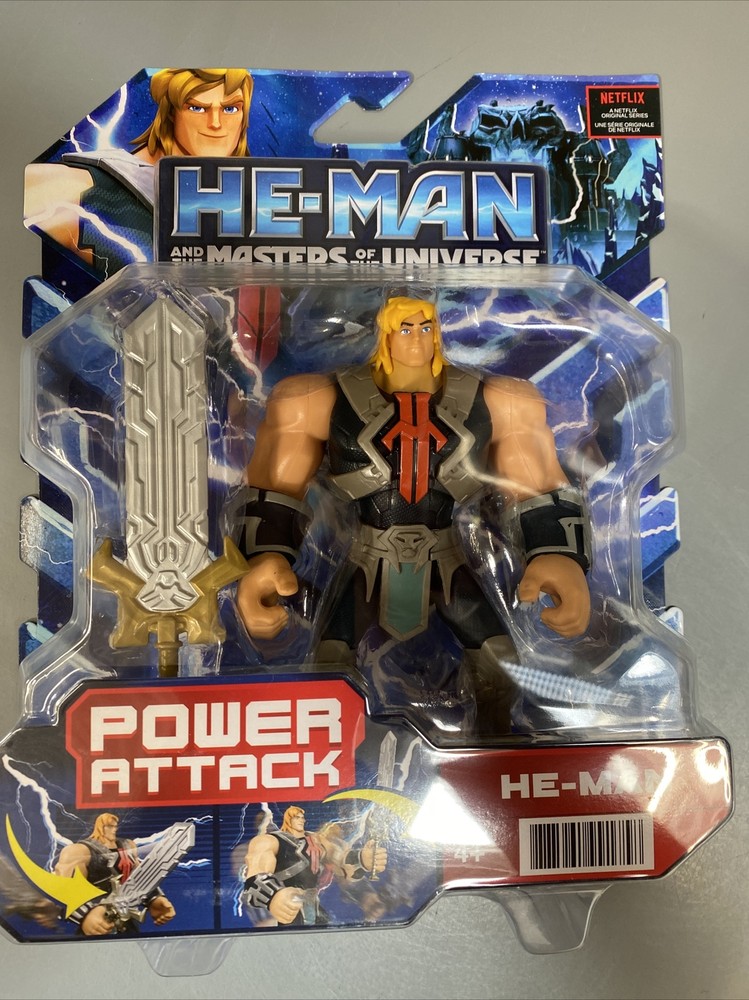 Netflix He-man Masters Of The Universe MOTU Power Attack Figure Walmart New HTF