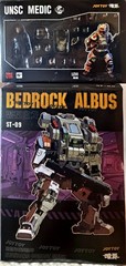 Joytoy 1/25 DS APOC Series Bedrock Albus Standard Combat Mech with Pilot
