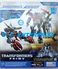 TRANSFORMERS PRIME BEAST HUNTERS SHOCKWAVE VOYAGER CLASS NEW IN BOX VIETNAM 2012