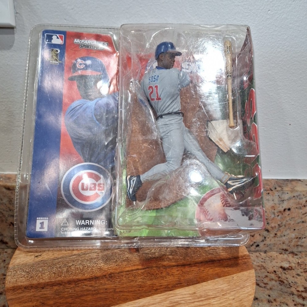 2002 McFarlane Sportspicks Series 1 SAMMY SOSA Gray Variant Action Figure f15