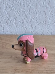 Paw Patrol The Movie Liberty Dachshund Figure Dog Pup 2″ Pink Blue