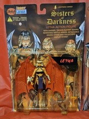 Lot 3 1990s Skybolt Action Figures Comics Brigid Double Impact Sisters Darkness