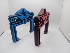 Retro Mini Recognizer 2 pack for Vintage Tron action figures and lightcycle toys
