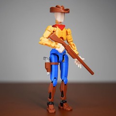 Cowboy t13 Action Figure｜Assembly Completed｜ 3D Printed Dummy 13 for Collect