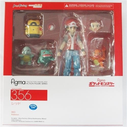 Max Factory figma Pokemon Red Trainer No.356 Pocket Monster Action Figure Japan