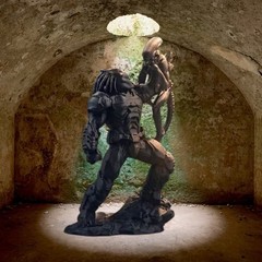 Predator Series Alien Vs Predator Statue Figure Gift