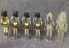 Lot of 7 Super 7 Predator Action Figure 3.75″ loose