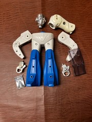 Vintage Micronauts Biotron Parts Lot w/ Metal Hands Head Canopy 1977 Original !