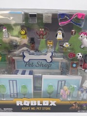 NEW Roblox Adopt Me Pet Store Playset Figures Accessories Exclusive Virtual Item