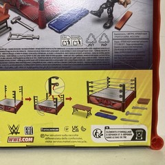 ~ NIB WWE Knuckle Crunchers 3” BROCK LESNAR Figure & Rebound Ring 2024 Mattel