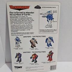 1980S VINTAGE: STARRIORS WASTORS : GOUGE – Complete With Backing Card And Comic