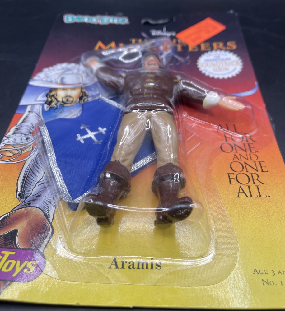 The Three Musketeers Aramis Charlie Sheen 1993 JusToys Bend-Em Bendy Figure