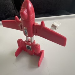 Takara 1981 Red Jet Plane Robot Transformer Toy Figure Transformers Vintage