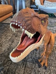 Jurassic World Park 41″ Super Colossal T REX & Mosasaurus Dinosaur SET *READ*