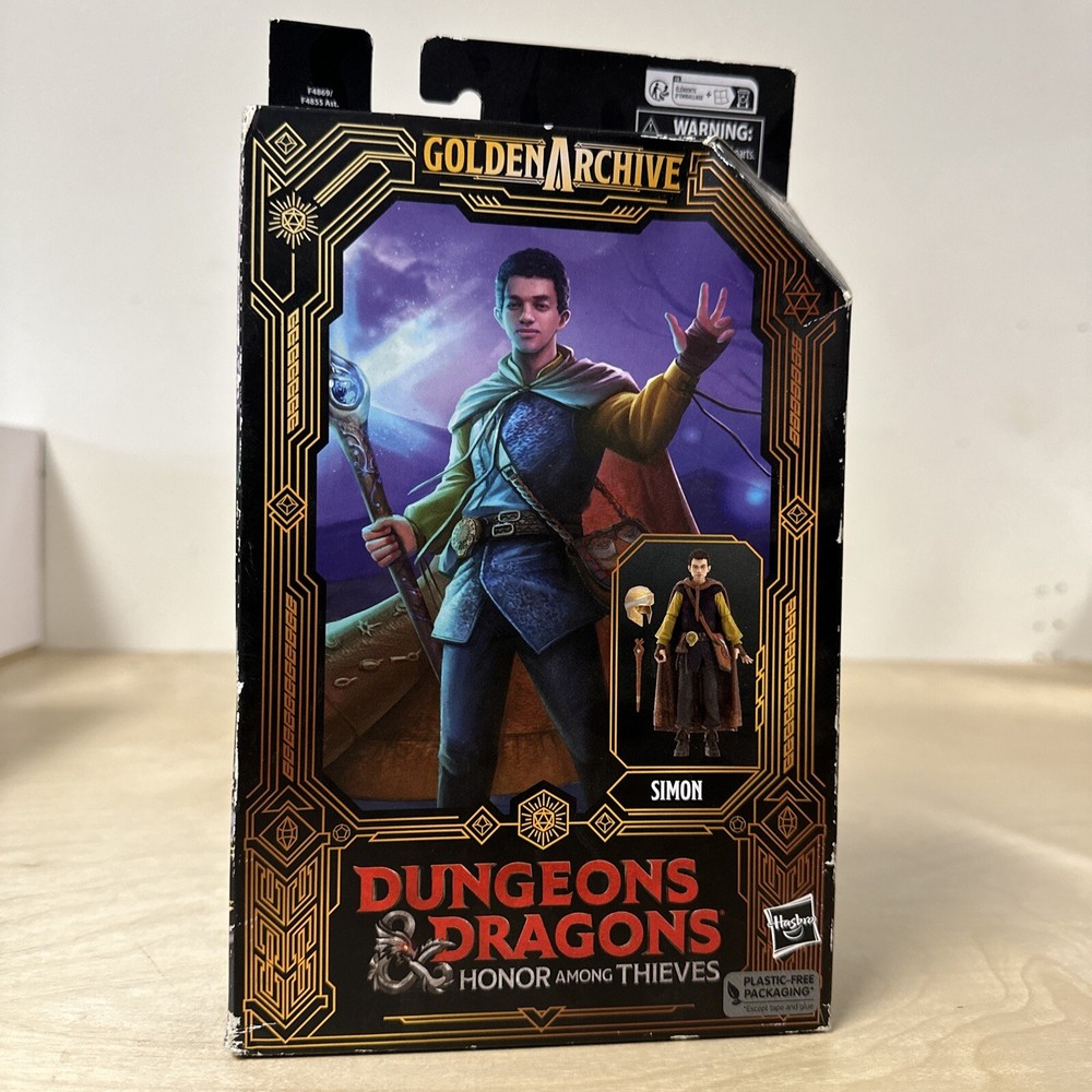 Hasbro Dungeons and Dragons Golden Archive Simon Action Figure NEW IN BOX!