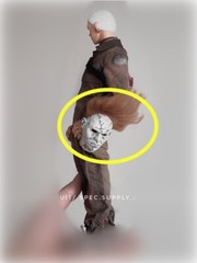 1/6 DIY Doll Halloween Cosplay Jason Mask Model DIY 12” Action Figure Scene