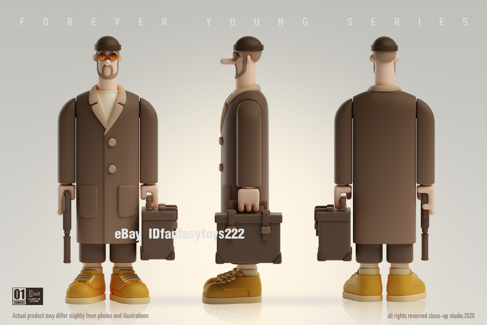 CLOSE-UP STUDIO Coffee Park Killer Forever Young Action Figure instock H20cm