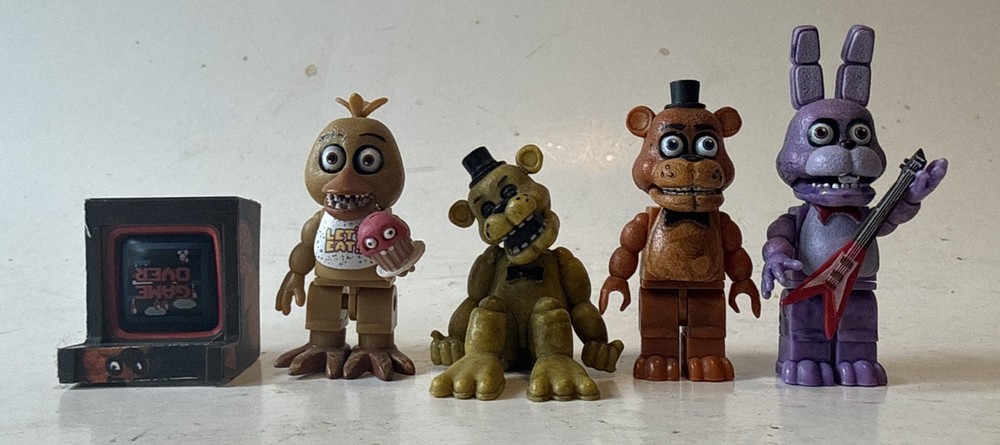 Funko Five Nights at Freddy’s Mini 2″ Figure FNAF Lot of 5 Nightmare Freddy Foxy