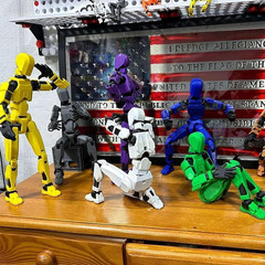 Assembled – Upgrade 3D Print Multi-Articulated Action Figure, T13 Action Figure,