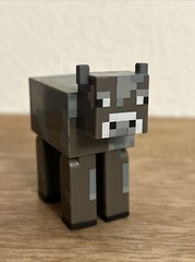 Minecraft Cow Video Game 3” Action Figure Abs Plastic Jazwares Toy