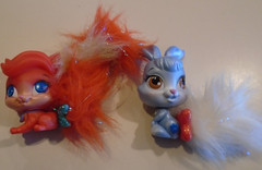 Disney Princess Palace Pets Furry Tails Lot ~ Ariel’s Cat & Snow White’s Bunny