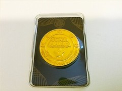 Super Mario Official Challenge Mint Coin GOLD Mario