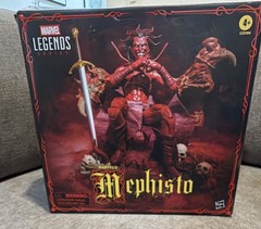 Marvel Legends Series Marvel Mephisto Action Figure w/ Sword, Red/Black, 4+