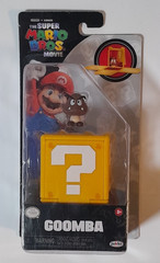 Goomba Super Mario Bros Movie 1.25 in Mini Figure Question Block
