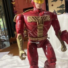 Tiger Electronics 80-618 1996 13 1/2in Talking Turbo Man Action Figure