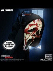 Mezco Living Dead Doll: Scream Bloody Glow-in-The-Dark Ghostface, 10″