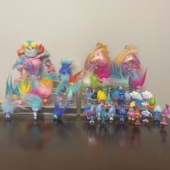 Dreamworks Trolls Movie Toys Figures Lot
