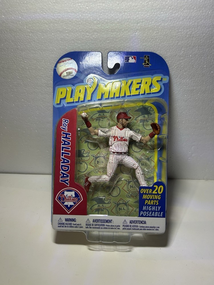 Roy Halladay Philadelphia Phillies 2010 McFarlane Playmakers Baseball Figure New