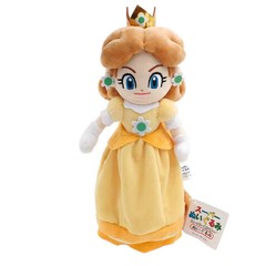 25cm Princess Daisy Super Mario Bros Plush Soft Toy Stuffed Doll Yellow New