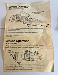 Vtg M.A.S.K. PIRANHA vehicle & SLY RAX figure 100% COMPLETE 1985 Kenner MASK
