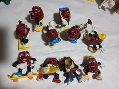 10 Vintage California Raisins Figures Applause 1988 Variety