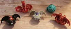 ​Bakugan Lot 5 Sabator 580G Neo Dragonoid Lumagrowl Linehalt Hawktor Vintage 520