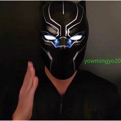 1:1 MarveI Black Panther Avengors Helmet Wearable Cosplay Mask Gift Killerbody