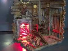 Custom DIORAMA 1:10 Scale ASH vs EVIL DEAD “CABIN” – Ideal for 7″ Action Figures