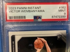 VICTOR WEMBANYAMA SAN ANTONIO SPURS 2023 PANINI INSTANT #162 MINT 9
