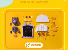 Pokémon Happy Party Photo Frame Pikachu Collectible Statue Figure Model Box