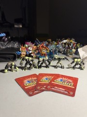 GORMITI Atomic Series Earth Tribe and Air Tribe W/ Rare & Regular Atomic Noctis
