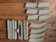 Thomas Tank 14- Piece Beige Brown Trackmaster Train Tracks Lot Replacement New