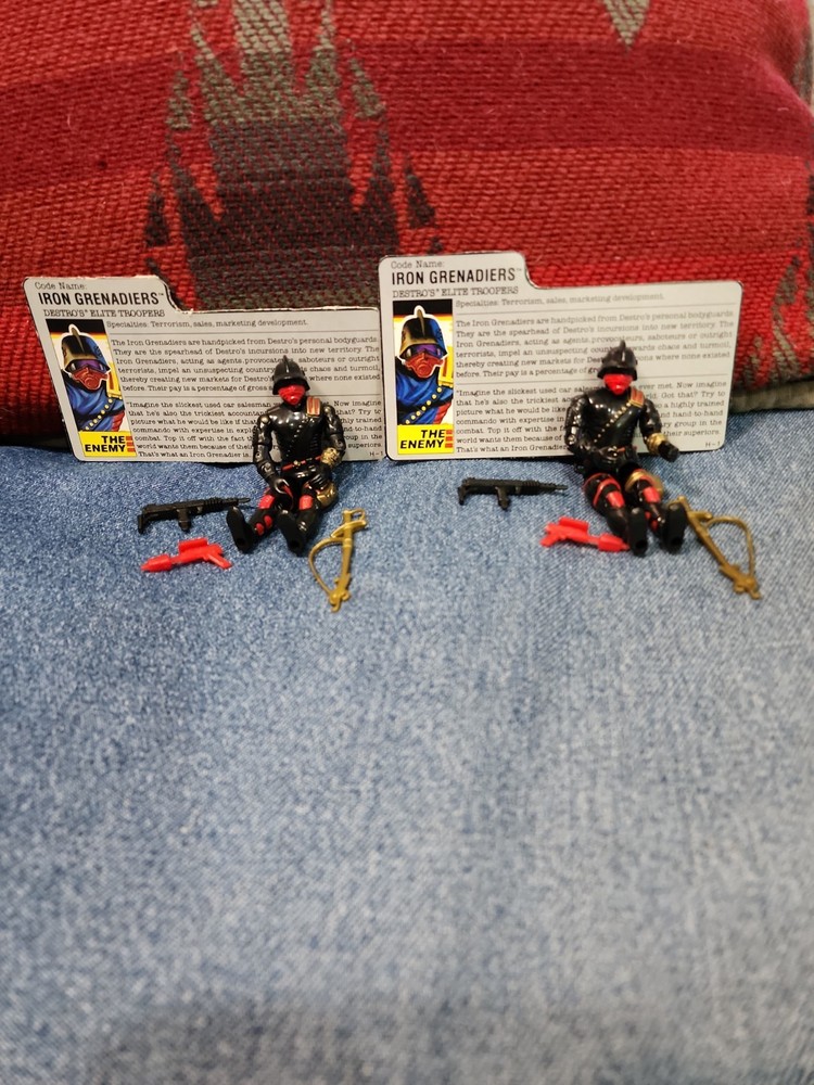 Iron Grenadiers V1 100% Complete G.I. Joe 1988 Hasbro Action Figure FLAWLESS