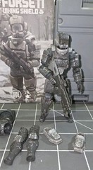 ACID RAIN Custom FORSETI VIKING SHIELD NELSON 55 3.75 1/18 Toys Alliance ORITOY