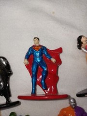9 DC Comic Die Cast Metal Mini Figures Heroes Villains Toys 1.5in